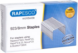 Nietjes 923/8mm (23 Type) Rapesco Galvanised Staples (Pack 1000)