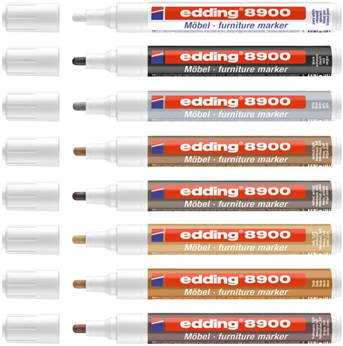 Viltstift edding 8900 meubelmarker spierwit-2