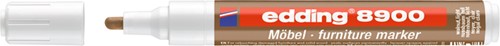 Viltstift edding 8900 meubelmarker notenhout licht-2