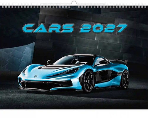 Kalender 2027 Helma 365 31.5x45cm autos 1 Stuk
