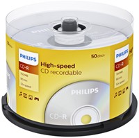 CD-R Philips 80Min 700MB 52x SP (50)