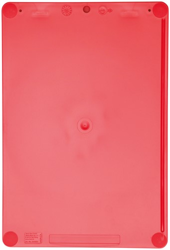Klembord MAULgo uni Blauwe Engel recycled A4 staand rood-2
