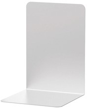 Boekensteun MAUL aluminium 12x12x17.5cm set/2 zilver