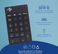Numeriek toetsenbord R-Go Tools Break draadloos-1