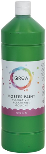 Plakkaatverf Qrea middengroen 1000 Milliliter