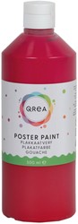 Plakkaatverf Qrea primair rood 500 Milliliter