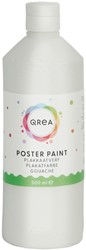 Plakkaatverf Qrea wit 500 Milliliter
