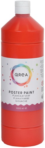 Plakkaatverf Qrea lichtrood 1000 Milliliter