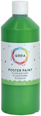 Plakkaatverf Qrea middengroen 500 Milliliter