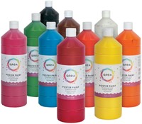 Plakkaatverf Qrea oranje 1000 Milliliter-3