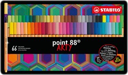 Fineliner STABILO Point 88 Arty blik à 66 kleuren
