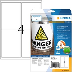 Etiket A4  99,1x139mm Herma 9534 outdoor ds/40