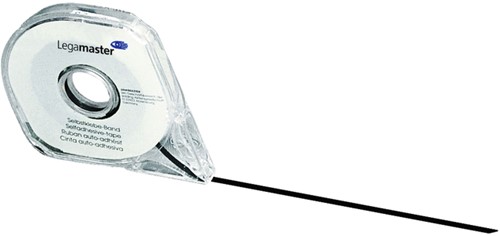 Verdeeltape Legamaster 1,0mmx16m zwart
