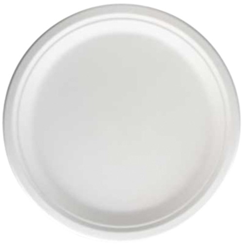Bord IEZZY 260mm 1vaks suikerriet PFAS-vrij wit 50 stuks