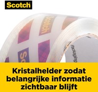 Verpakkingstape Scotch Box Lock 3950-EF 48mmx50m 3 stuks-3