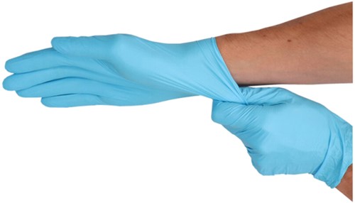 Handschoen CMT S nitril blauw-3