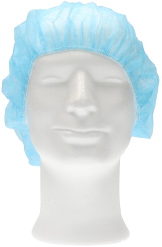 Haarnet CMT bouffant non-woven L 53cm PP blauw