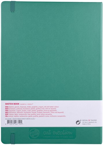 Schetsboek Talens Art Creation 80 vel 140gr 210x297mm woudgroen-2