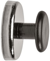 Magneet Maul met knop 36mm trekkracht 5kg chroom/zwart-2