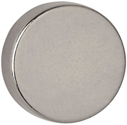 Magneet MAUL Neodymium rond 15x5mm 4.5kg 10stuks