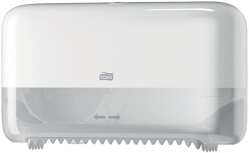 Dispenser Tork T7 558040 voor hulsloos toiletpapier wit