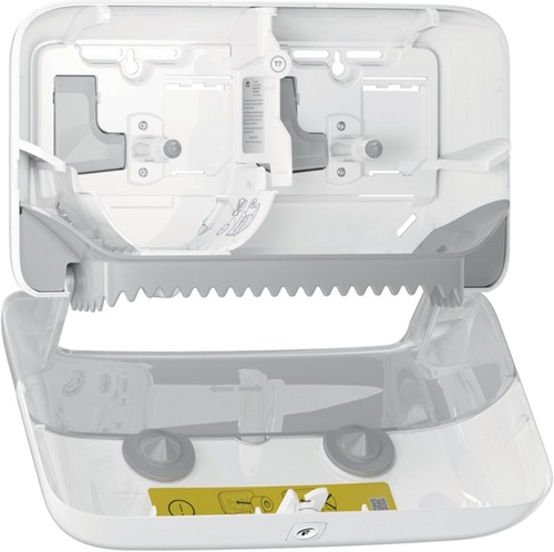 Dispenser Tork T7 558040 voor hulsloos toiletpapier wit-2