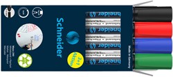 Viltstift Schneider Maxx 290 whiteboard rond  assorti 2-3mm 3+1 gratis