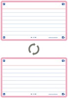 Flashcard Oxford 2.0 75x125mm 80vel 250gr lijn roze-3