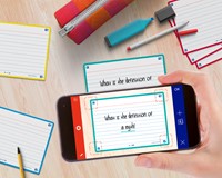 Flashcard Oxford 2.0 75x125mm 80vel 250gr lijn assorti-4