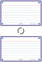Flashcard Oxford 2.0 75x125mm 80vel 250gr lijn paars-3