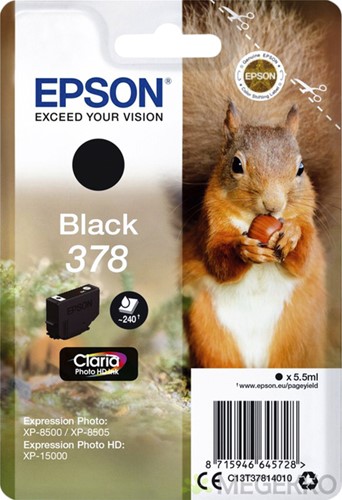 Inktcartridge Epson T3781 378 zwart