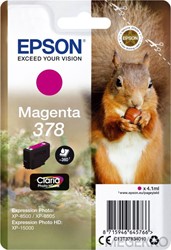 Inktcartridge Epson T3783 378 magenta