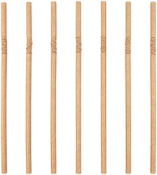 Buigrietje IEZZY karton 6x240mm 100p fair 200st bruin