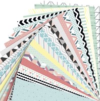 Papierblok Folia Geometrie 24x34cm 270gr 20 vel assorti-3