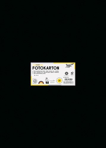Fotokarton Folia Tweezijdig 50x70cm 300gr NR90 zwart