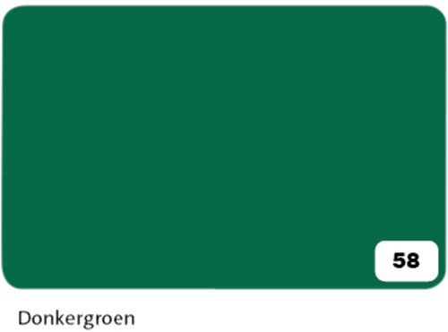 Fotokarton Folia Tweezijdig 50x70cm 300gr NR58 donkergroen