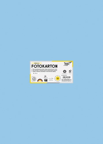 Fotokarton Folia Tweezijdig 50x70cm 300gr NR30 lichtblauw