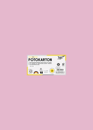 Fotokarton Folia Tweezijdig 50x70cm 300gr NR26 lichtroze