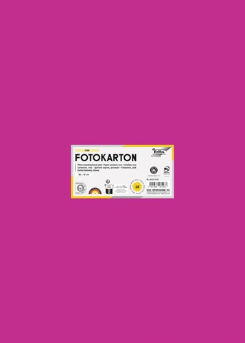 Fotokarton Folia Tweezijdig 50x70cm 300gr NR23 roze