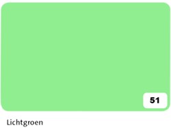 Fotokarton Folia Tweezijdig 50x70cm 300gr NR51 lichtgroen