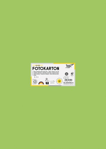 Fotokarton Folia Tweezijdig 50x70cm 300gr NR51 lichtgroen