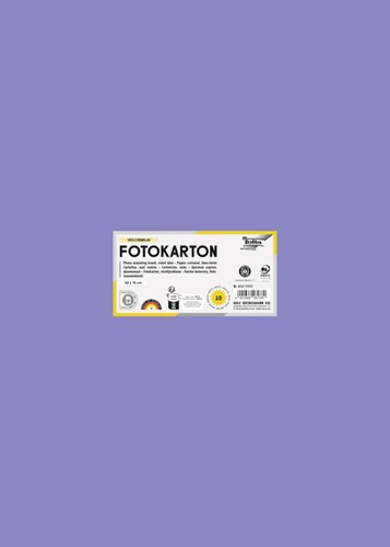 Fotokarton Folia Tweezijdig 50x70cm 300gr NR37 lavendel
