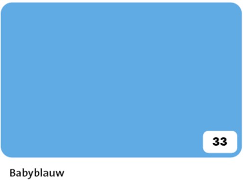 Fotokarton Folia Tweezijdig 50x70cm 300gr NR33 babyblauw