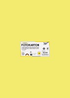 Fotokarton Folia Tweezijdig 50x70cm 300gr NR12 citroengeel