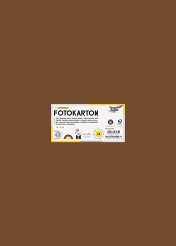 Fotokarton Folia Tweezijdig 50x70cm 300gr NR85 bruin
