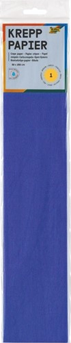 Crepepapier Folia 250x50cm NR128 donkerblauw