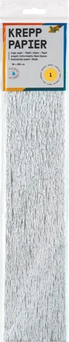 Crepepapier Folia 250x50cm NR9126 zilver