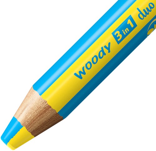 Kleurpotloden STABILO Woody 882 etui 6 stuks + puntenslijper-3