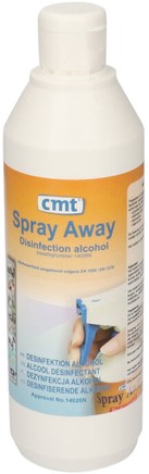 Desinfectie CMT Spray-Away alcohol 500ml exclusief verstuiver.