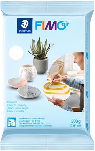 Boetseerklei Staedtler Fimo air 8100 500 gram wit